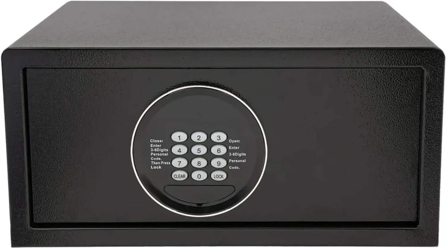 Coffre-fort mural 30L avec serrure à combinaison et clé, coffre de sécurité